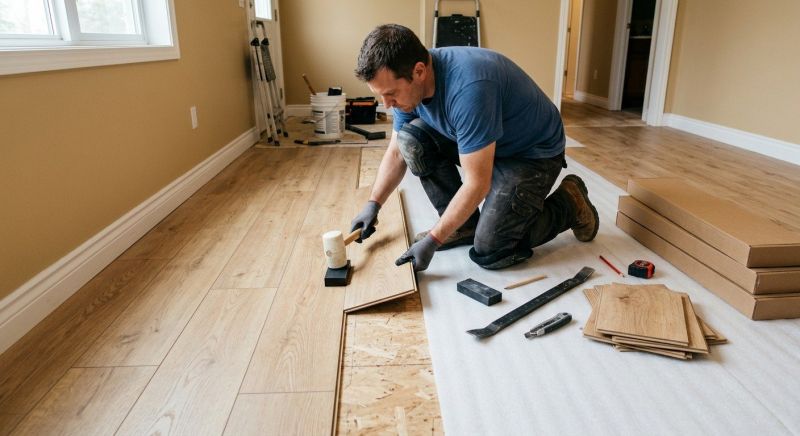 Laminate Floor Installation in Hydes, MD