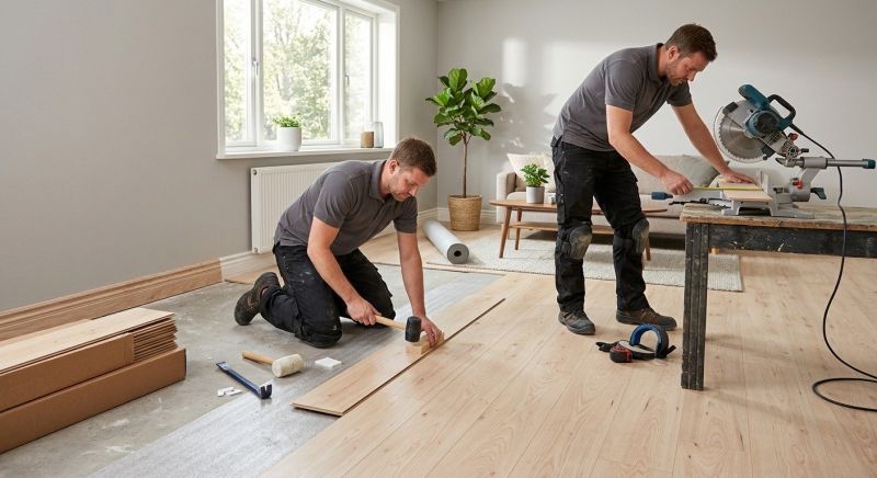 Laminate Floor Installation in Severna Park, MD
