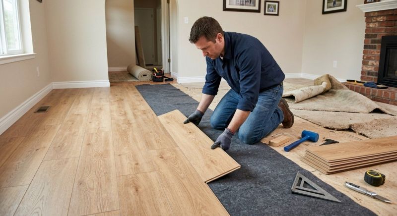Laminate Floor Remodeling in Perry Hall, MD
