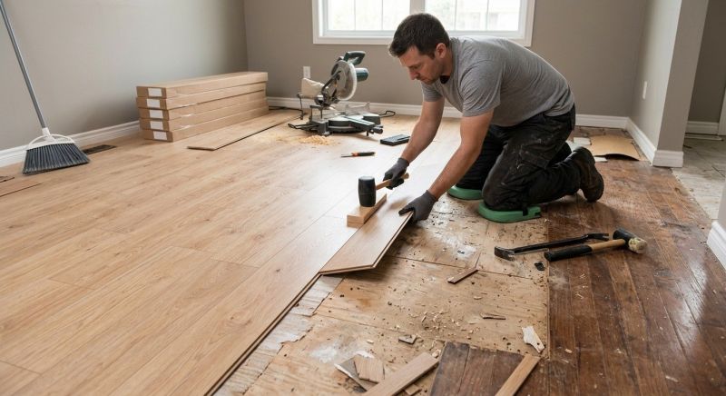 Laminate Floor Remodeling in Perry Hall, MD