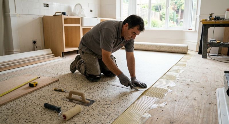 Linoleum Floor Installation in Aberdeen, MD