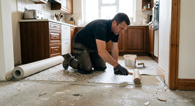 Linoleum Floor Installation in White Marsh, MD
