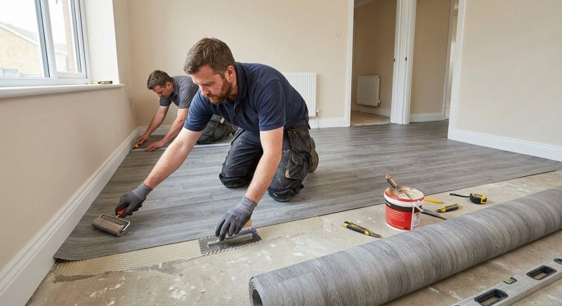 Sheet Flooring Installation in Perry Hall, MD