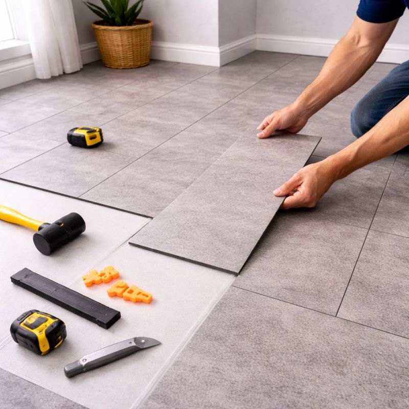 Vinyl Tile Installation in Perry Hall, MD