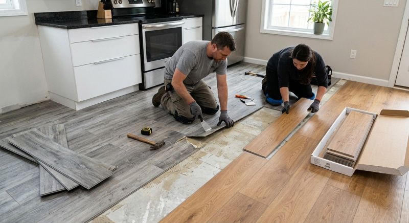 Vinyl Tile Replacement in Perry Hall, MD